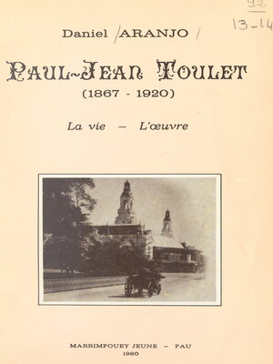 cover image of Paul-Jean Toulet, 1867-1920